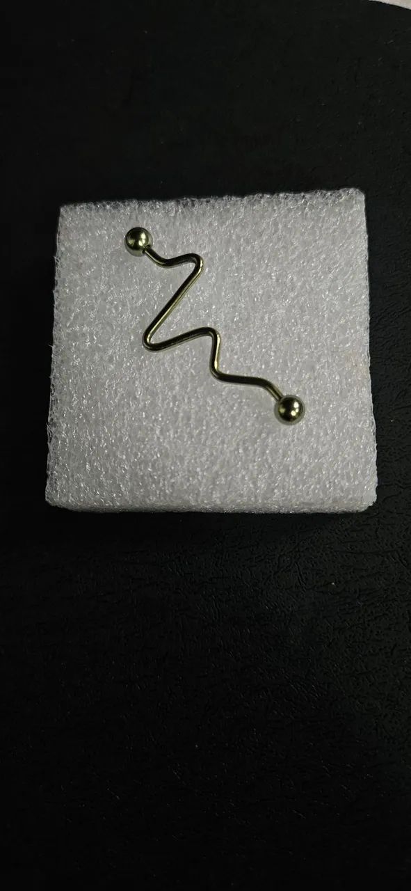 Piercing Transversal Titânio NOVO