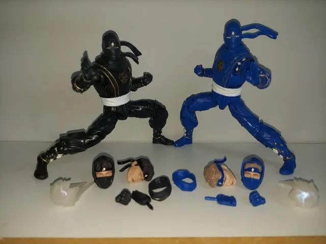 Lote 6 Power rangers lightning collection ninja ninjetti white