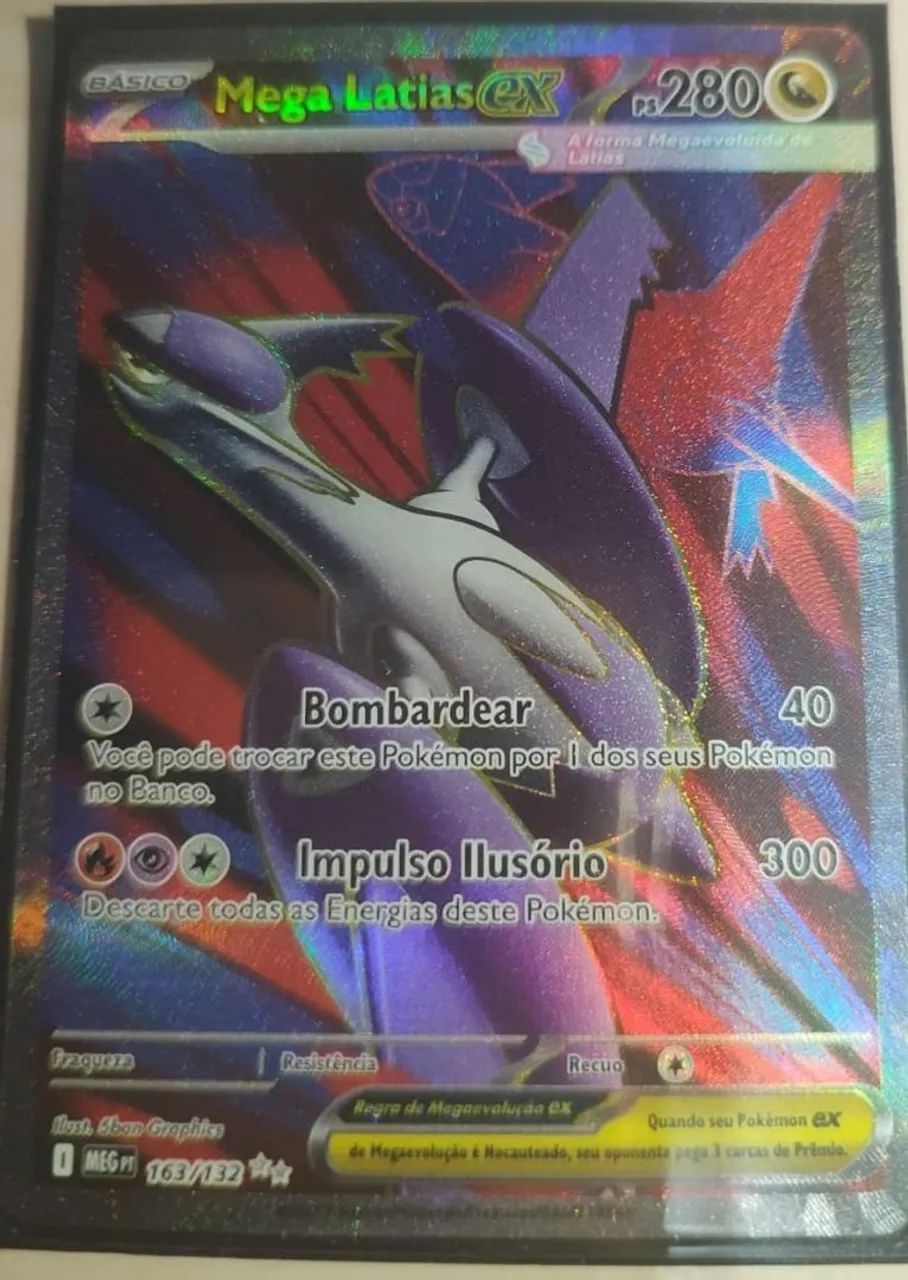 Carta pokémon nova e com película protetora 