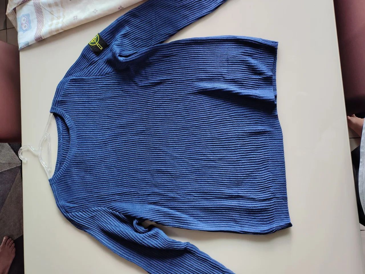 Camisa longa stone island 