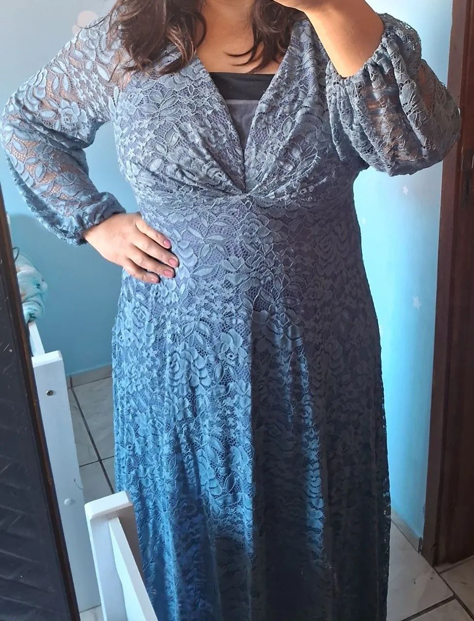 Vestido de festa plus size - Foto 3