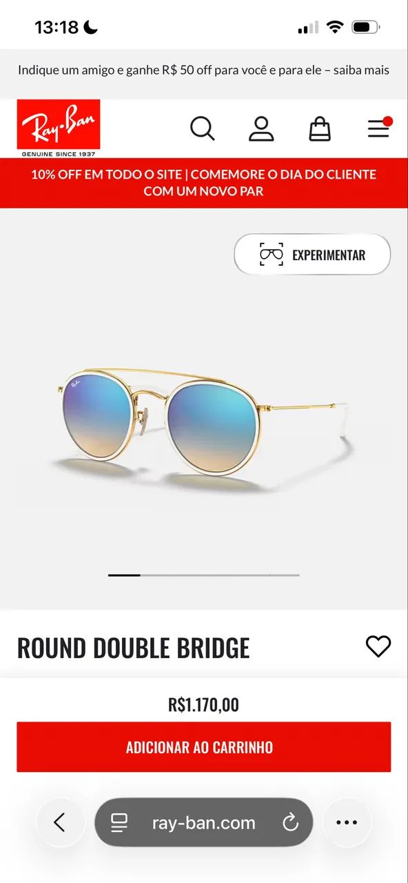 Óculos Ray-ban