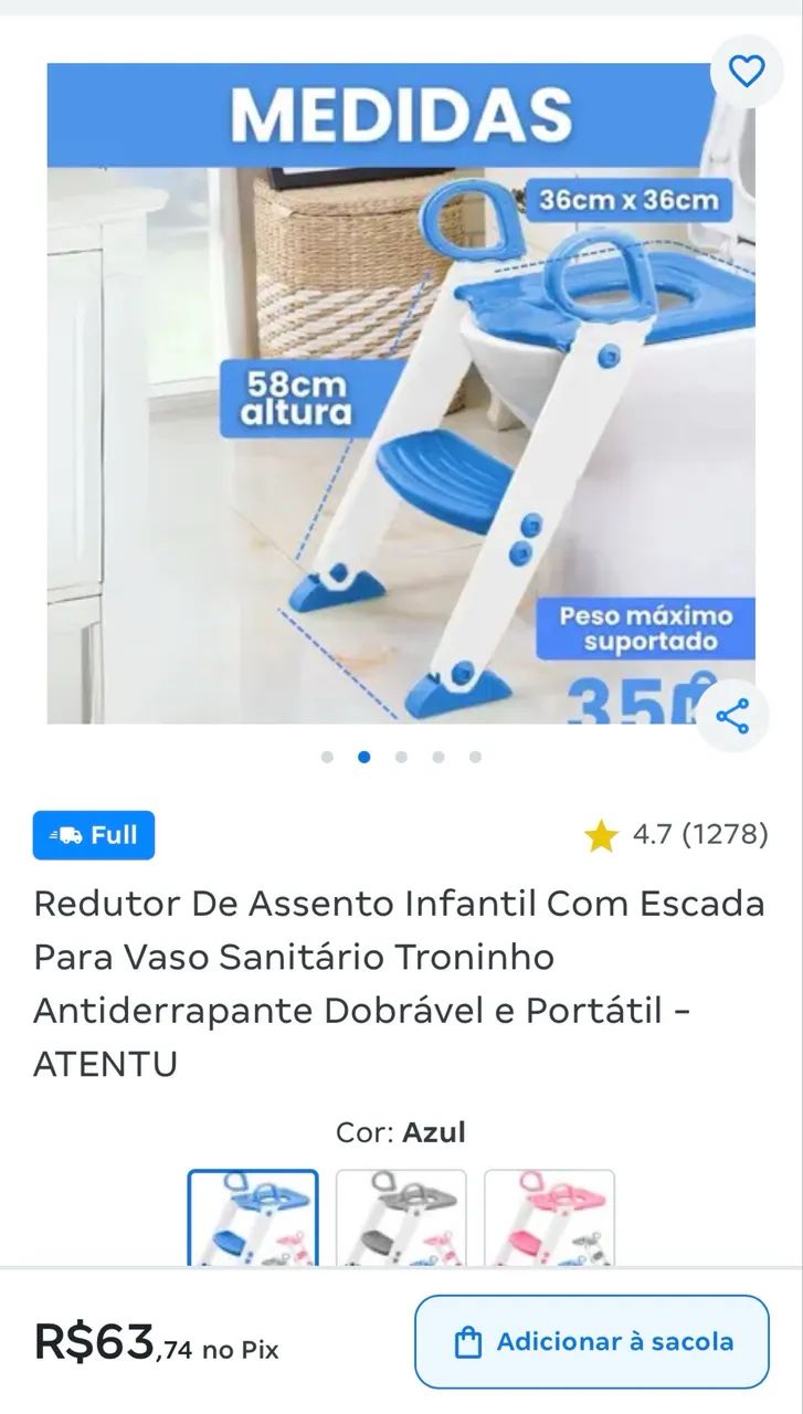 Redutor de Assento Infantil 