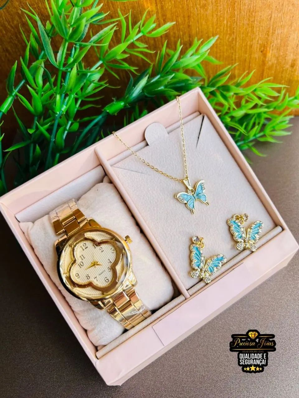 Relógio feminino+ colar e brincos ? - Foto 4