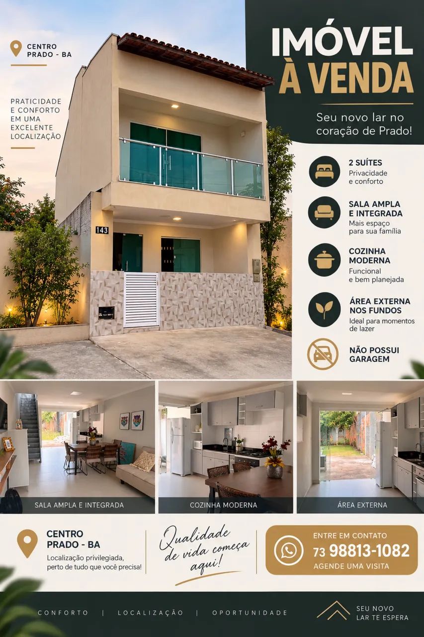 Vende-se imóvel em Prado-BA 