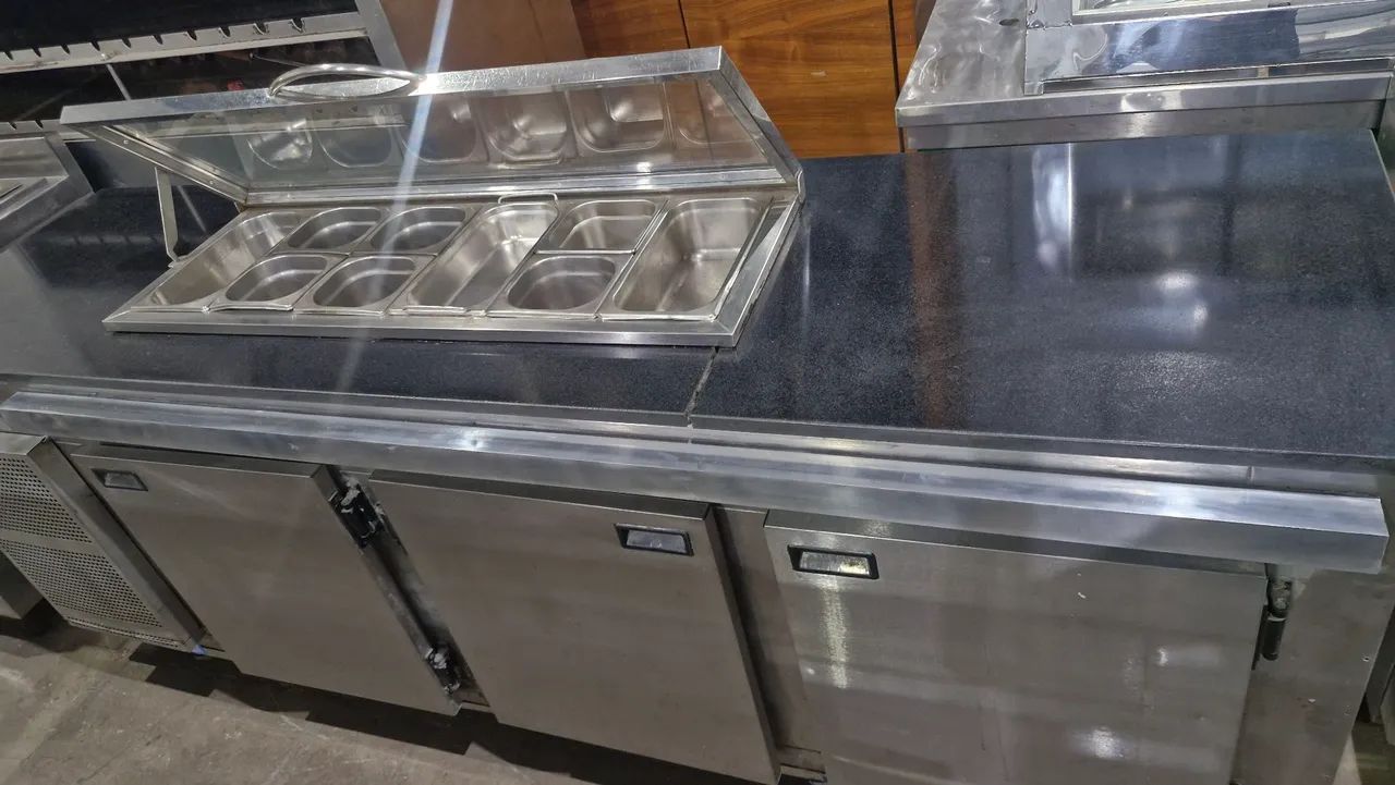 Balcão refrigerado Com Condimentadora Para Pizza  - Foto 2