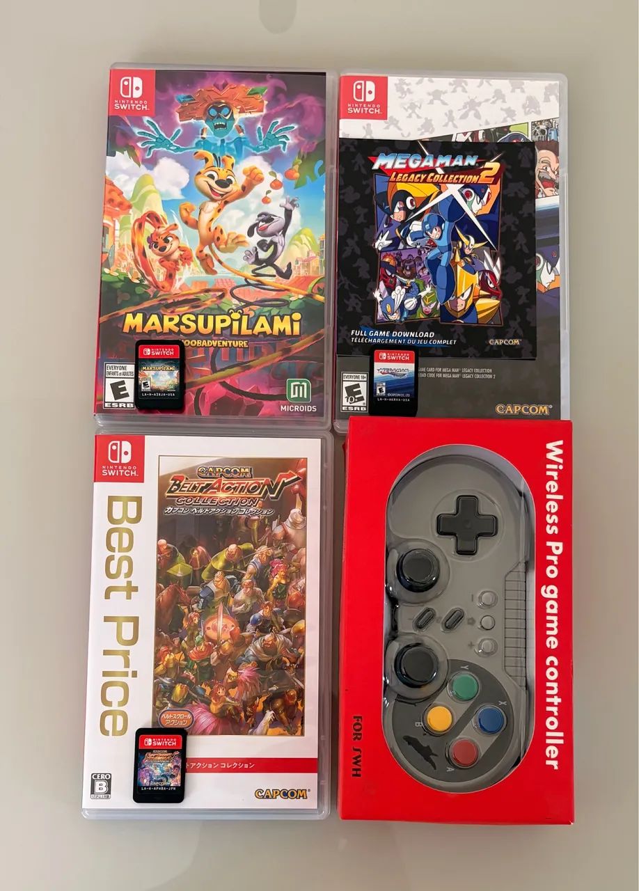 PROMOÇÃO! Nintendo Switch Lote 3 jogos + Controle, tudo novo