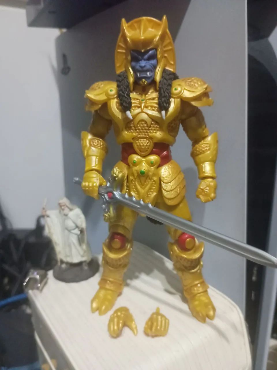 Mighty morphin Power Rangers goldar boneco figura hasbro