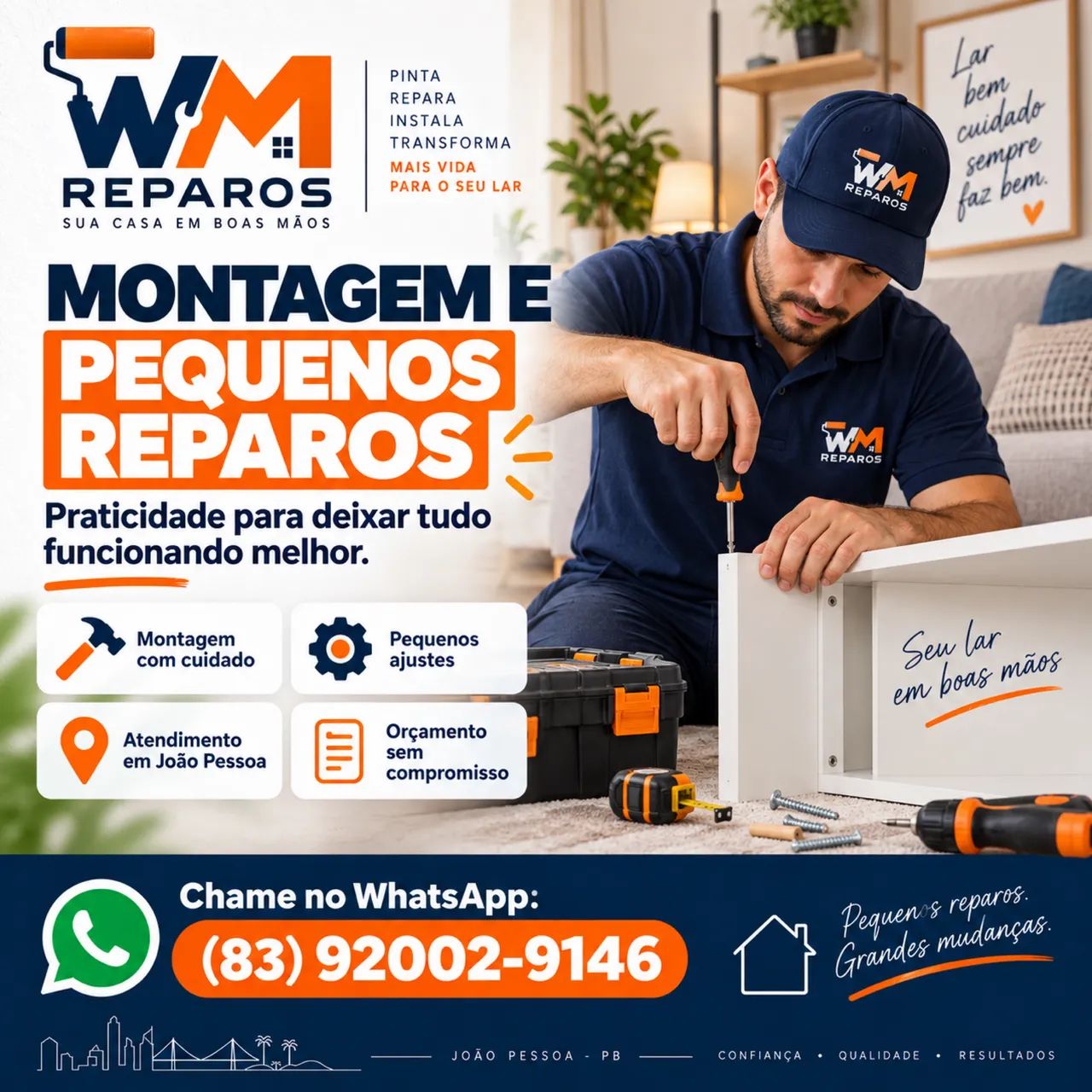     Montagem e pequenos reparos residenciais