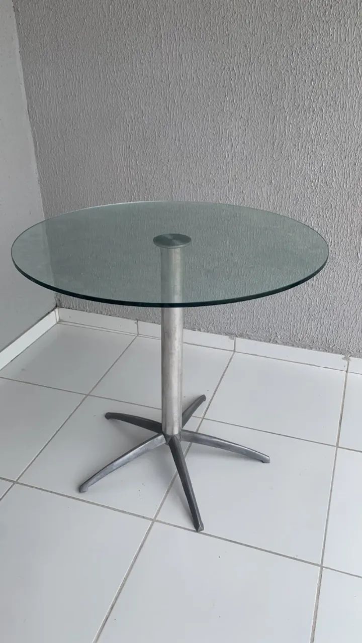Mesa de Jantar Vidro 