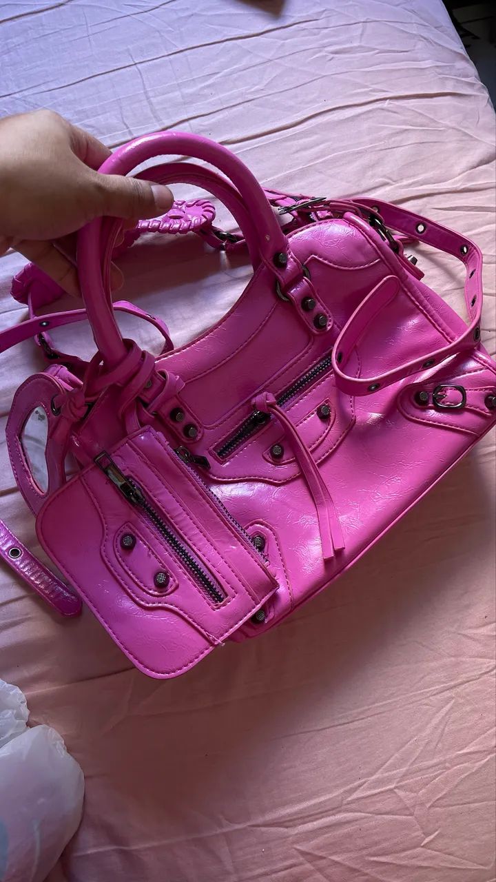 Bolsa pink nunca usada - Foto 2