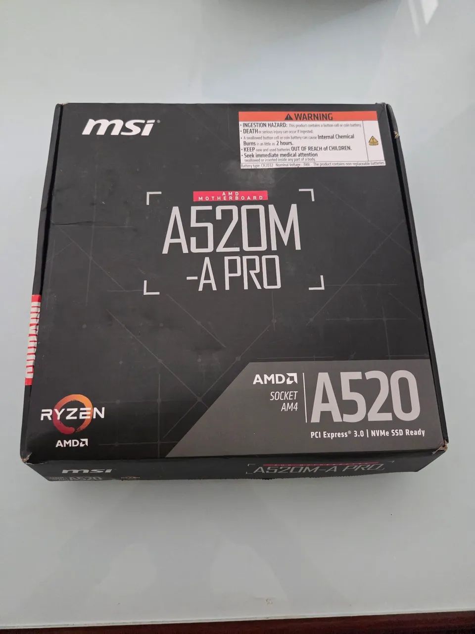 Placa Mãe MSI - A520M-A PRO.