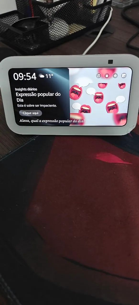 Alexa assistente virtual Ecoshow 5 3ª geracao