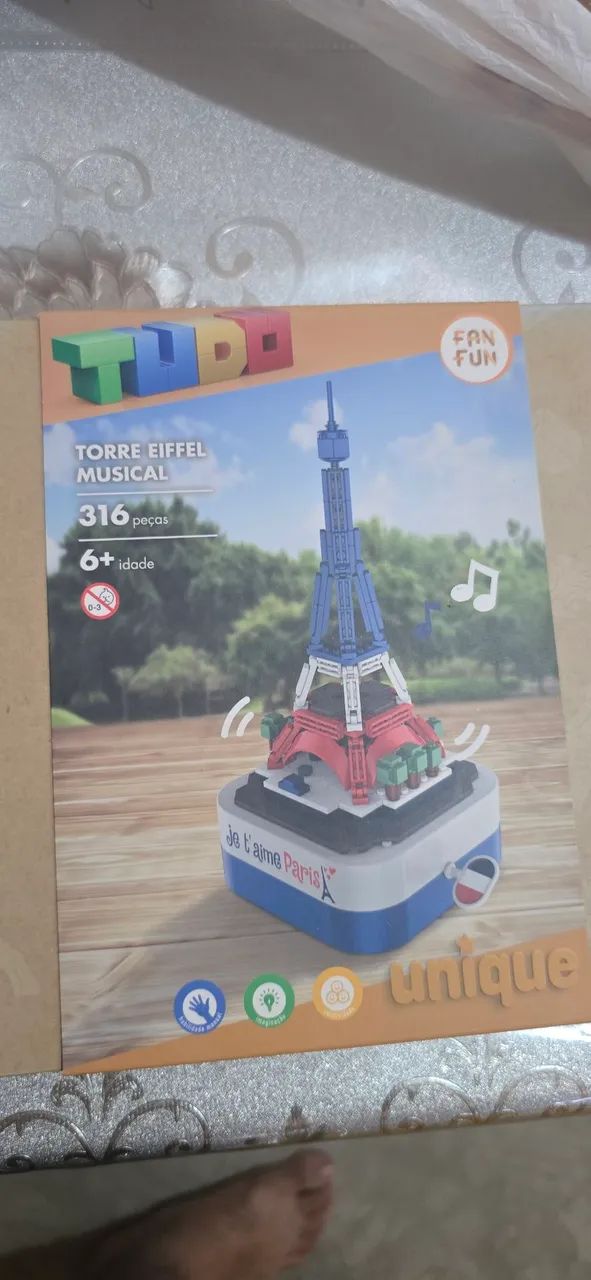 Lego Torre Eifell musical Tudo