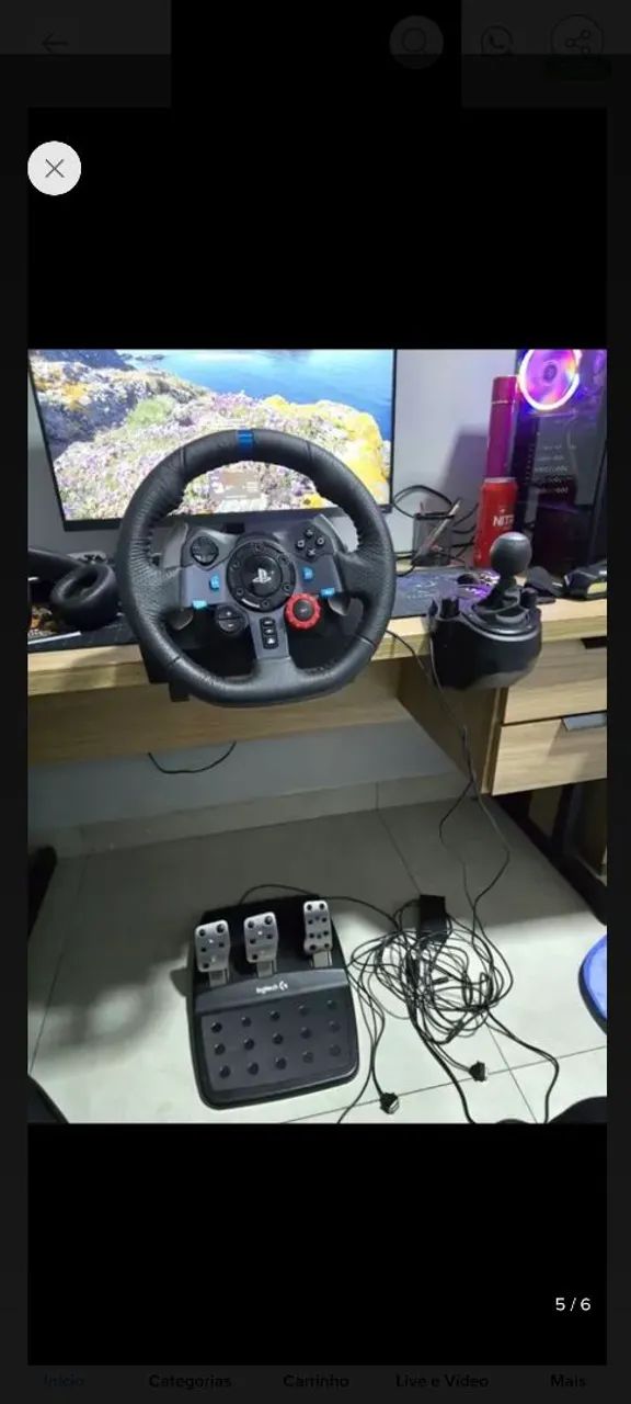 Volante Logitech g29 top - Foto 2