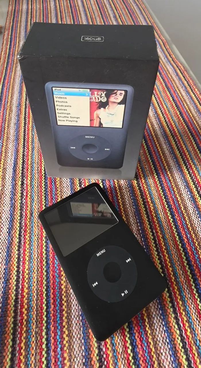 iPod Classic 160GB Thin - Estado Impecável (Pouquíssimo Uso