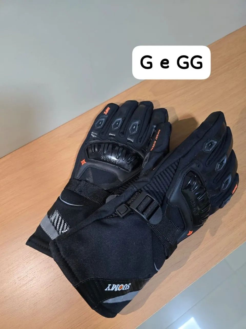 Luva Suomy esportivo para frio motocicleta  - Foto 3