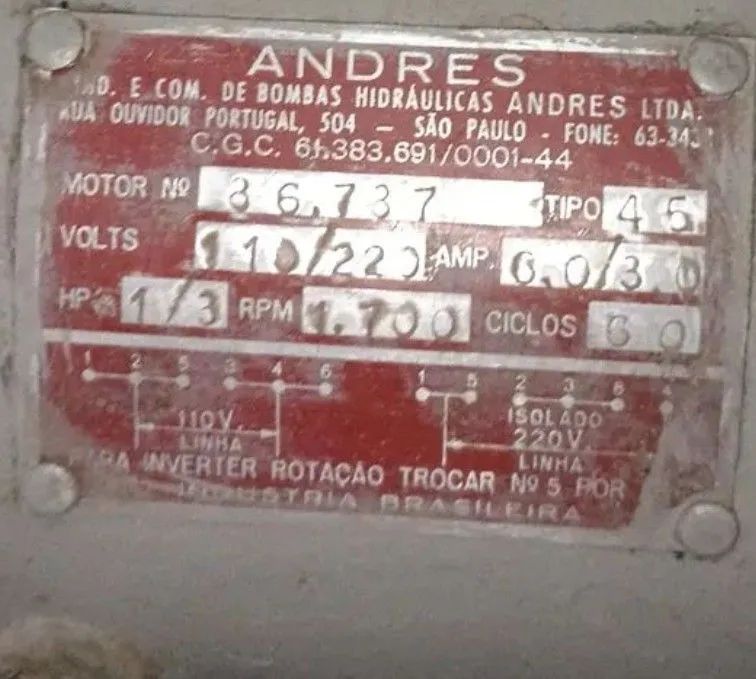Motor Elétrico Antigo   - Foto 2