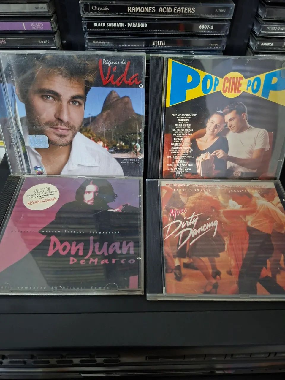Lote CDs Trilhas Novela e Cinema