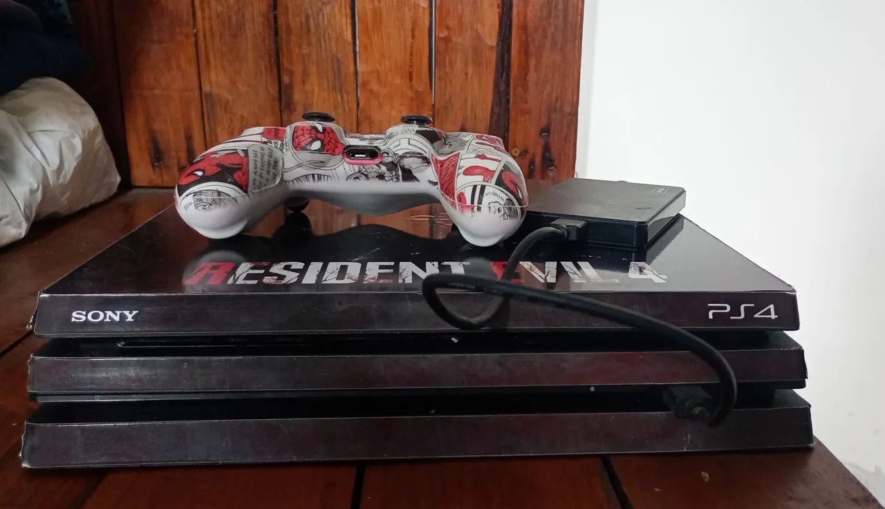 PS4 PRO 1TB - FUNCIONANDO PERFEITAMENTE - Foto 2