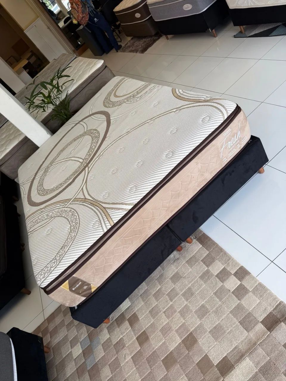 Cama box Queen PROBEL SEMINOVA TOP - Entrego!  - Foto 3