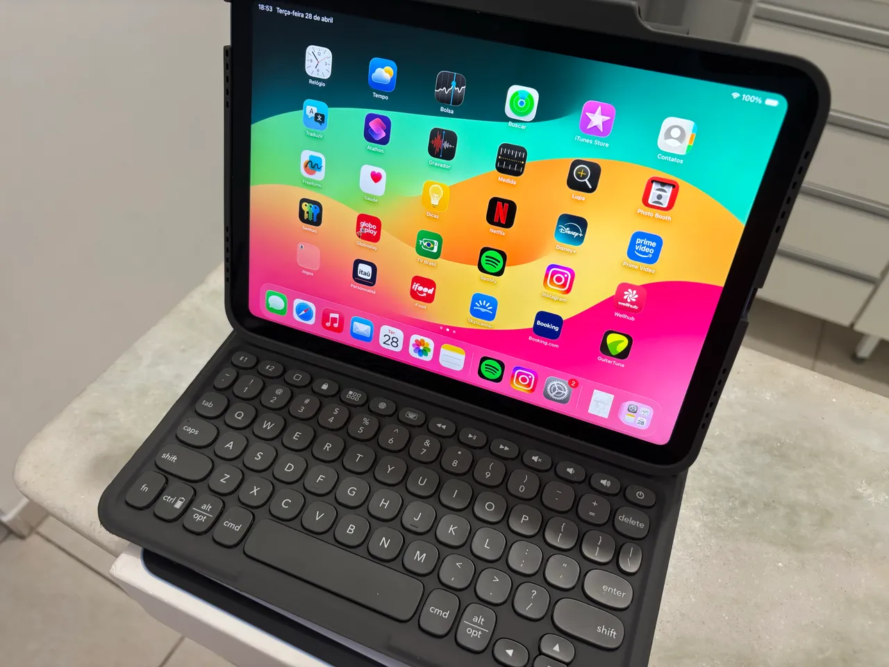 iPad Mini 6 64GB Rose + Apple Pencil 2ª Geração | Impecável
