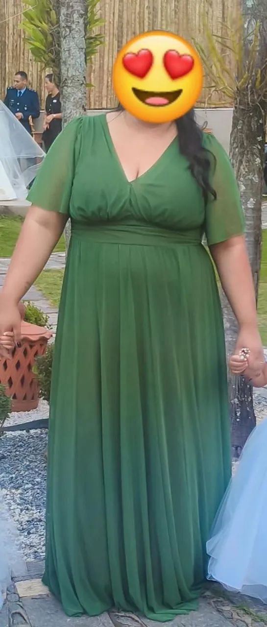 Vestido (novo) veste até 52 - Foto 3