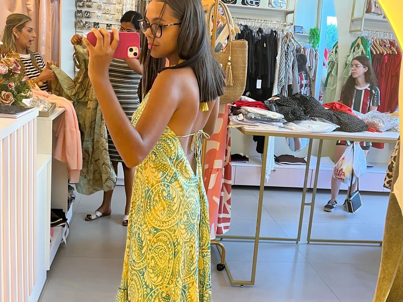 Vestido indiano verde com dourado - Foto 2