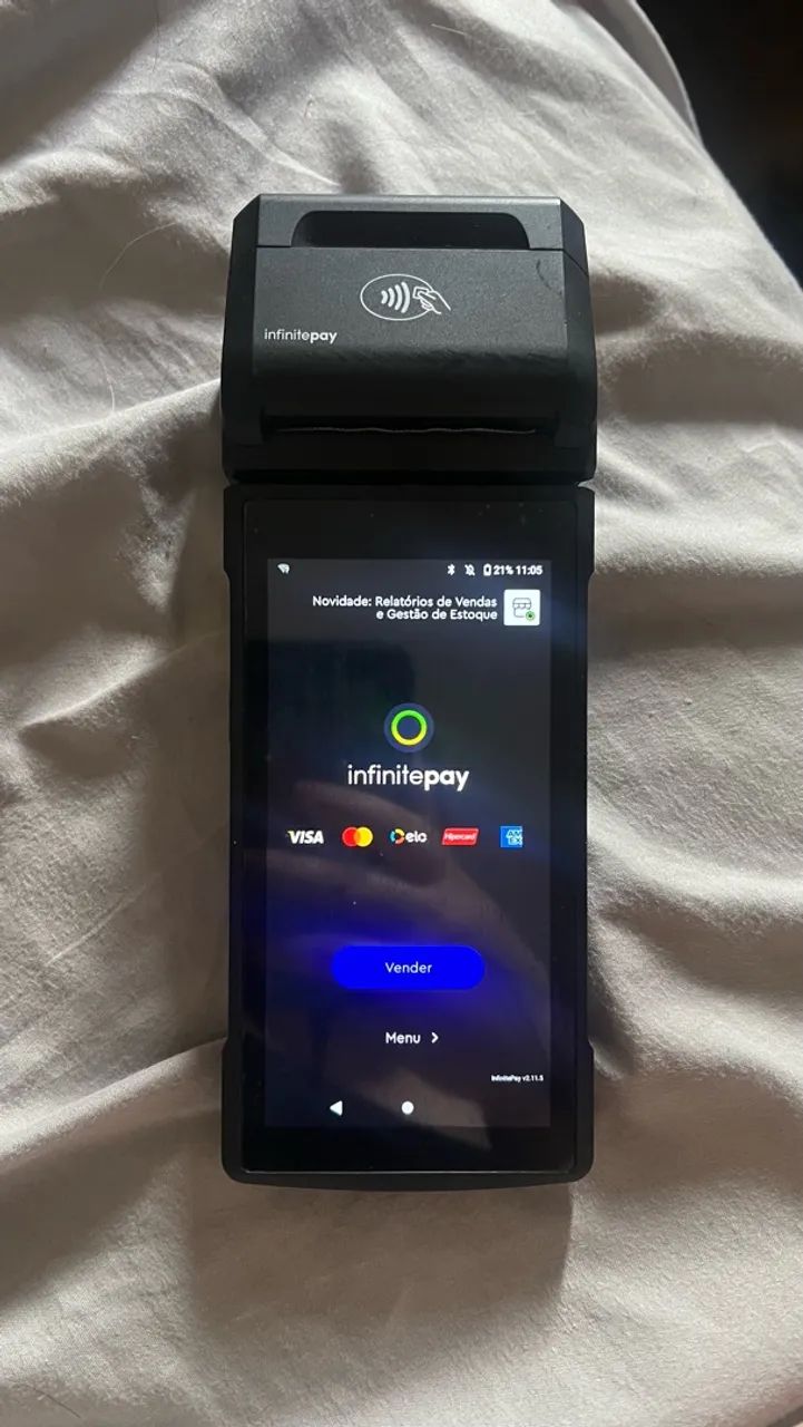 Maquininha InfinitePay Smart Pos P2