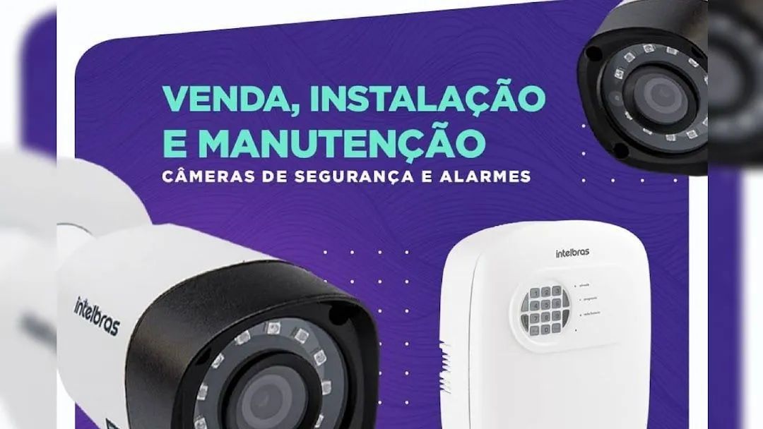 Câmeras de segurança, fechadura eletrônica e outros 