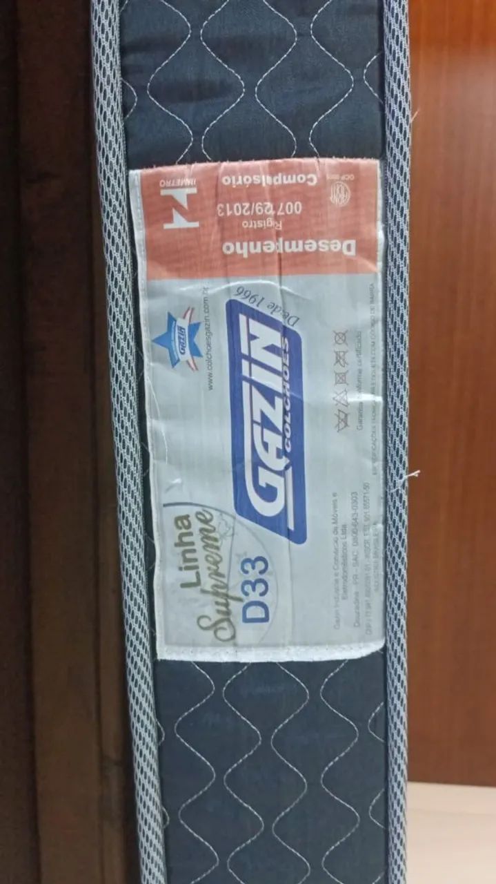 Colchão solteiro Gazin D3 usado - Foto 3