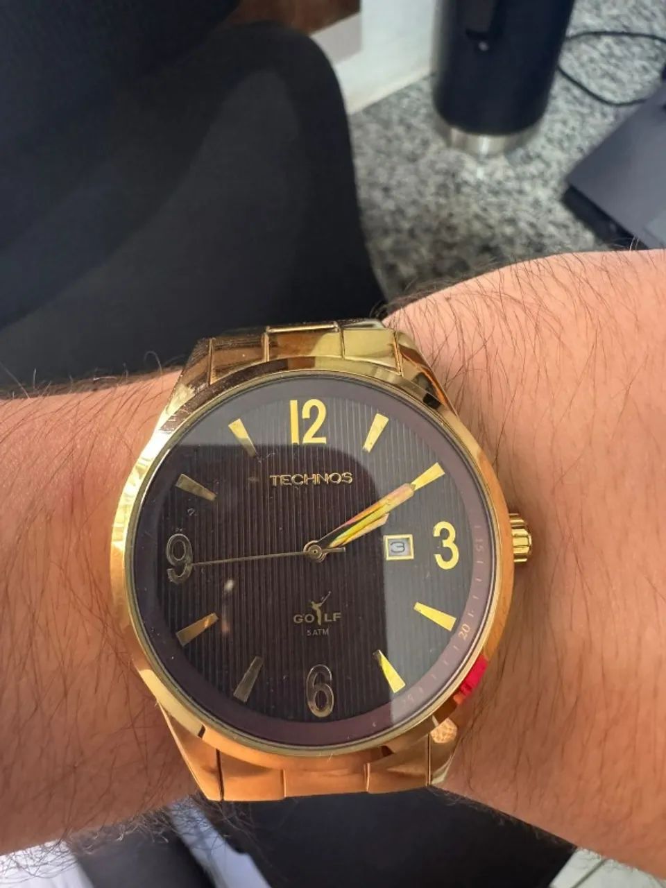 Relógio Technos Golf Dourado