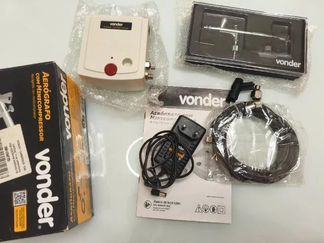 Aerógrafo Com Minicompressor, Vonder. - Foto 3