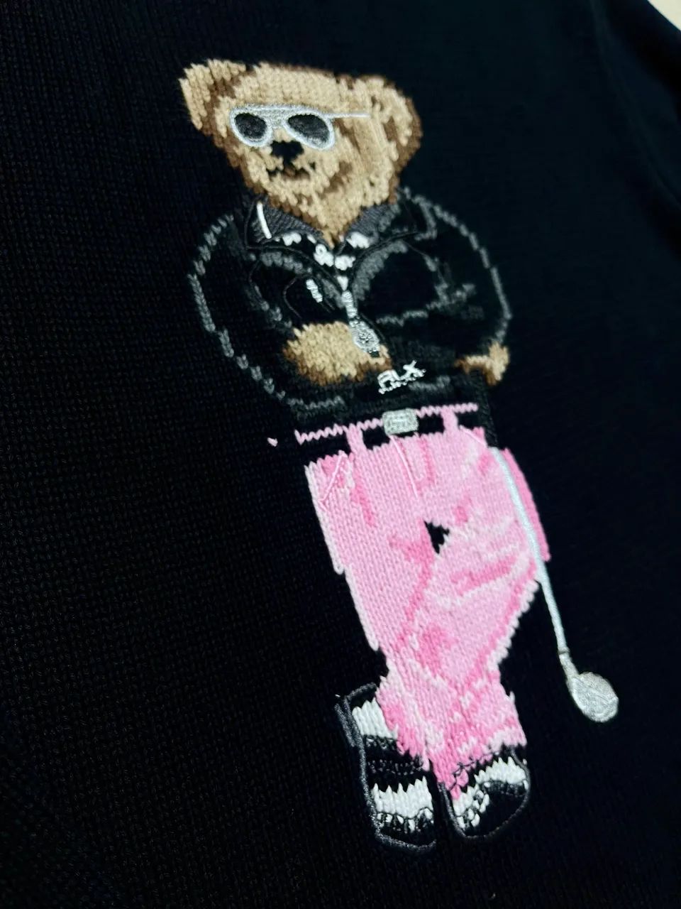 Suéter Polo Bear RLX Golf Preto Ralph Lauren - Foto 2