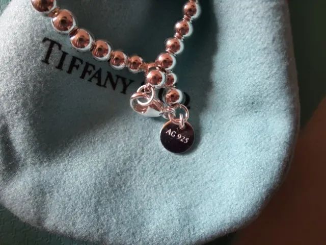Pulseira Modelo Inspiração Tiffany Contas em prata 925 - Foto 6