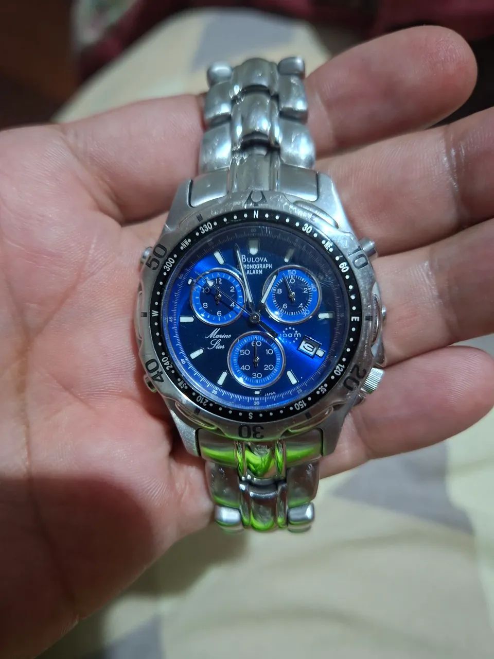 Relógio Bulova Marine Star muito novo funcionando tudo joia muito nova raridade... - Foto 3