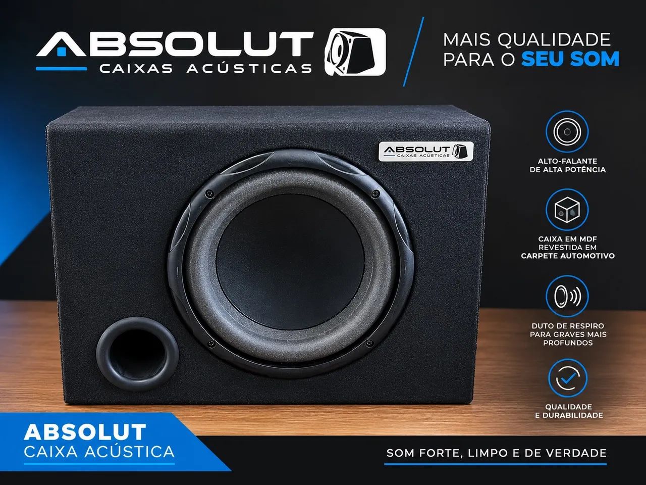 Caixa Amplificada Absolut Universal 8 - 200W RMS