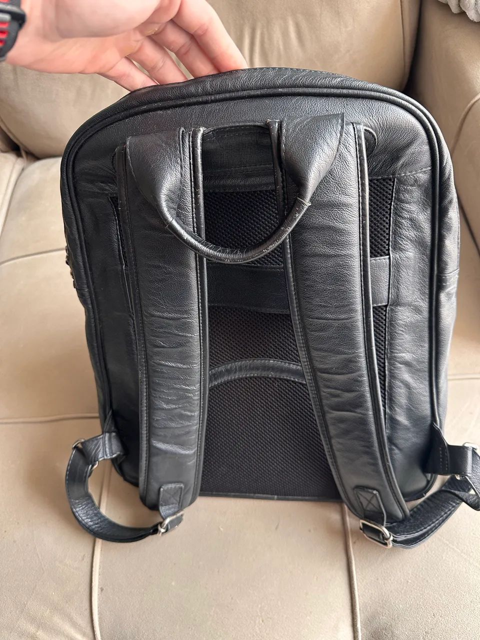 Mochila 100% couro original - COUROFINO - Foto 4
