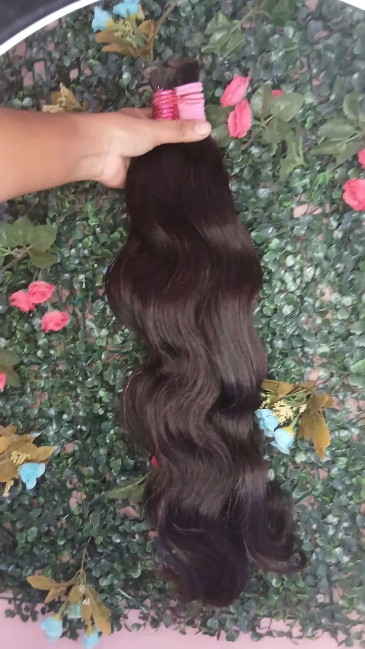 Cabelo 100% humano virgem  - Foto 4