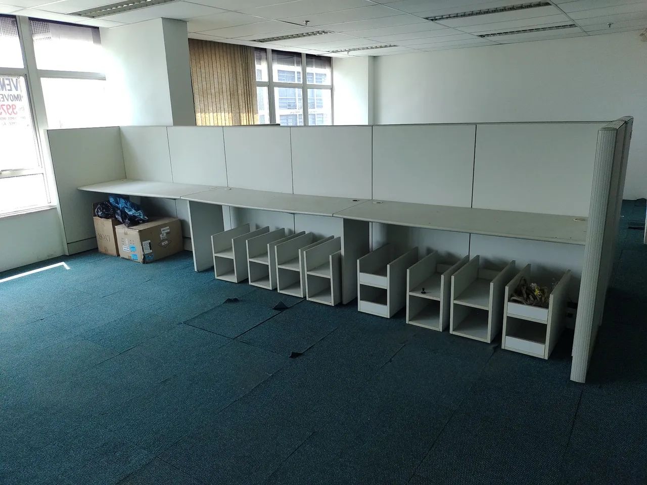 Baia estação trabalho com 5m, MDF, de qualidade, ótimo estado. - Foto 4