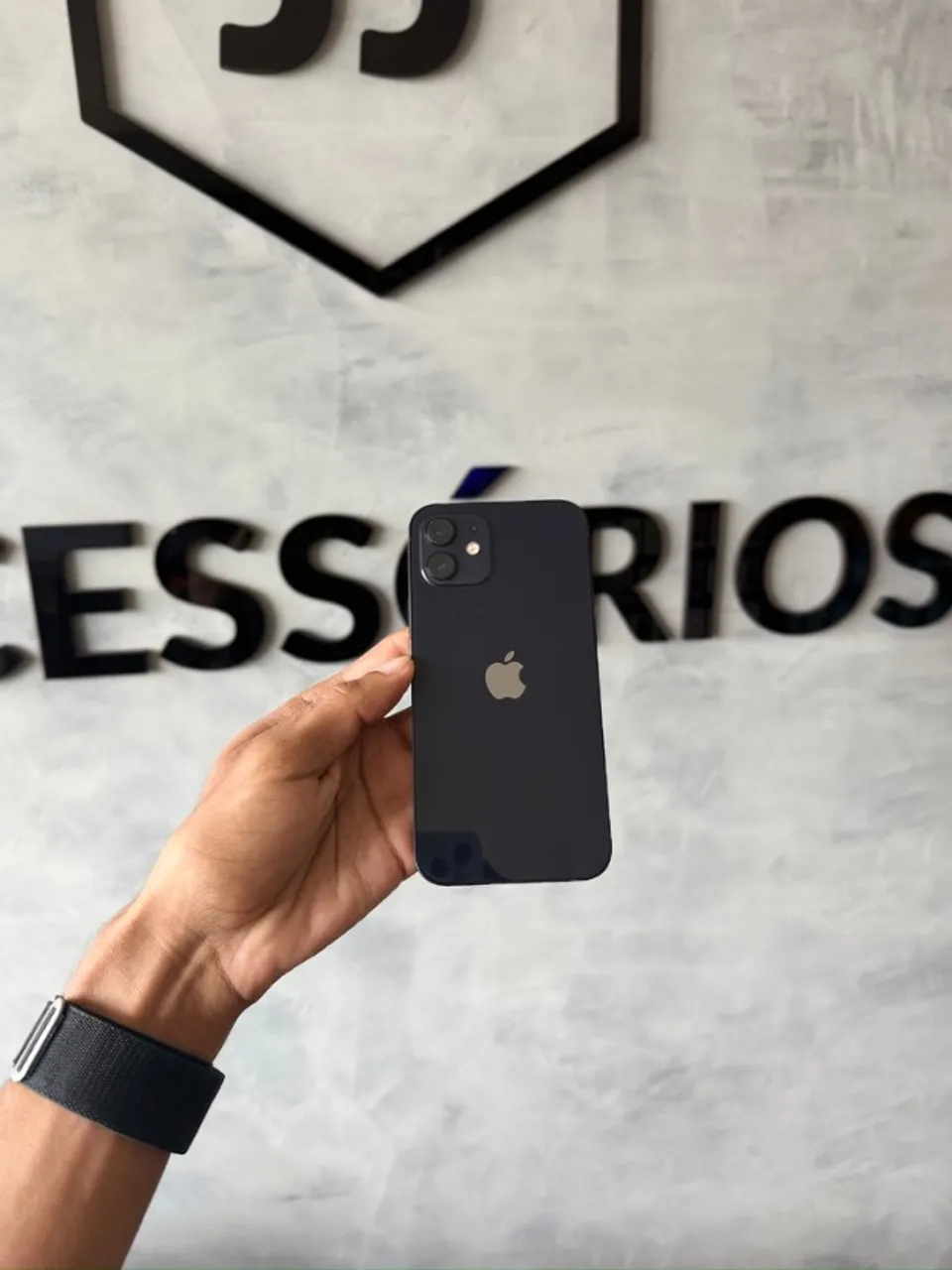 Apple iPhone 12 64GB A2172 Bateria 78% - Marcas de Uso - Celulares