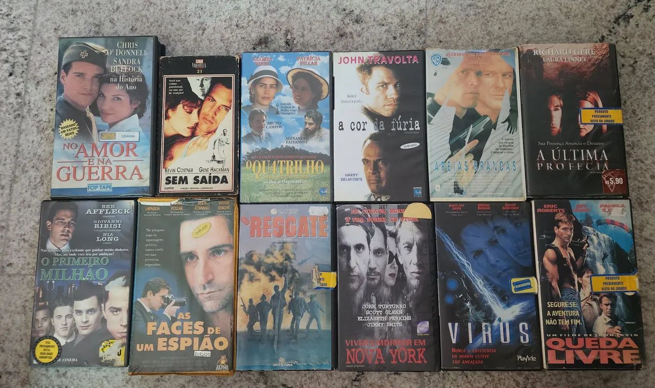 Lote Filmes VHS