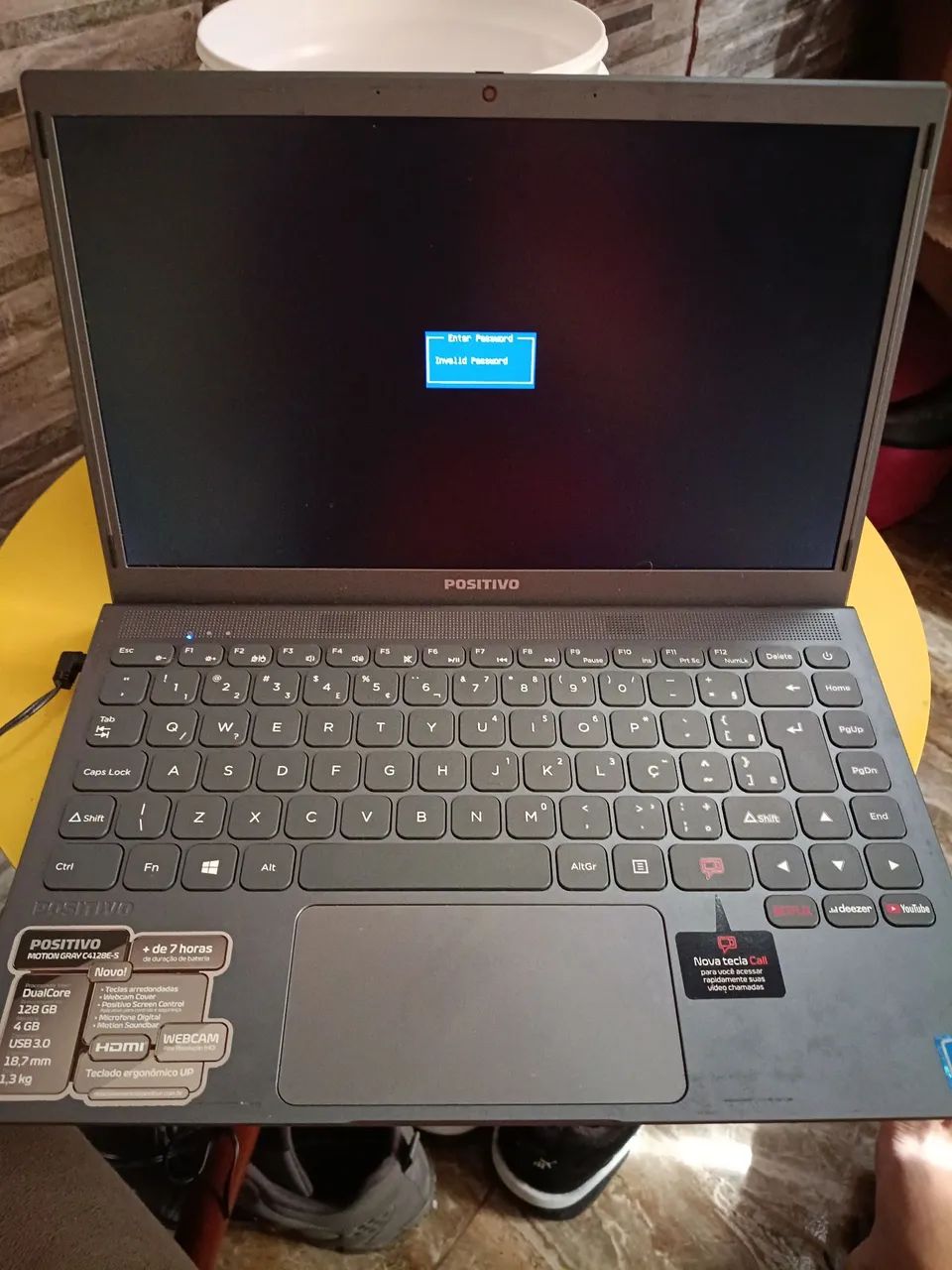 Notebook para atualizar windows