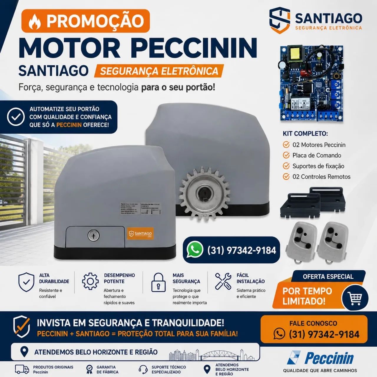 Promoção de motor Peccinin