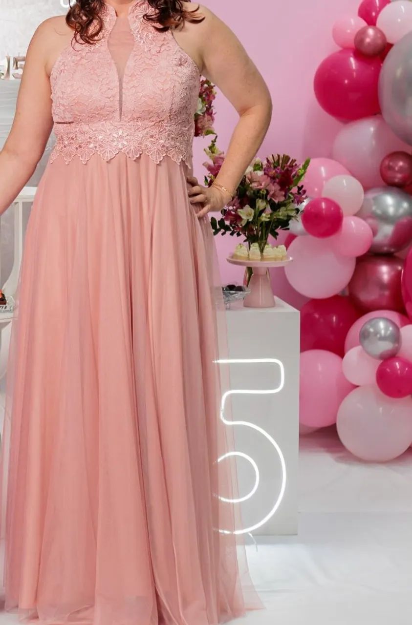 Vestido de festa em tule Rose GG - Foto 4