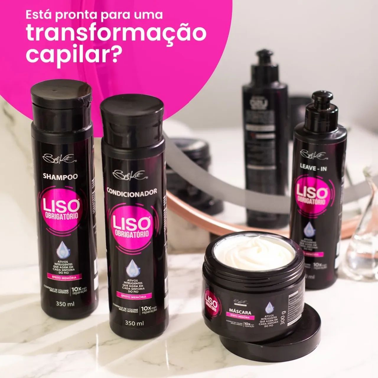 Kit Liso Obrigatório Belkit - Efeito Profissional e Proteção Térmica - Foto 2