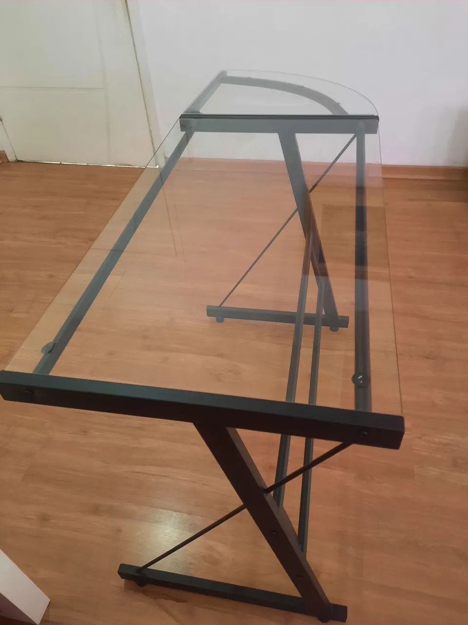 Mesa para escritório,  recepção em vidro - Foto 2