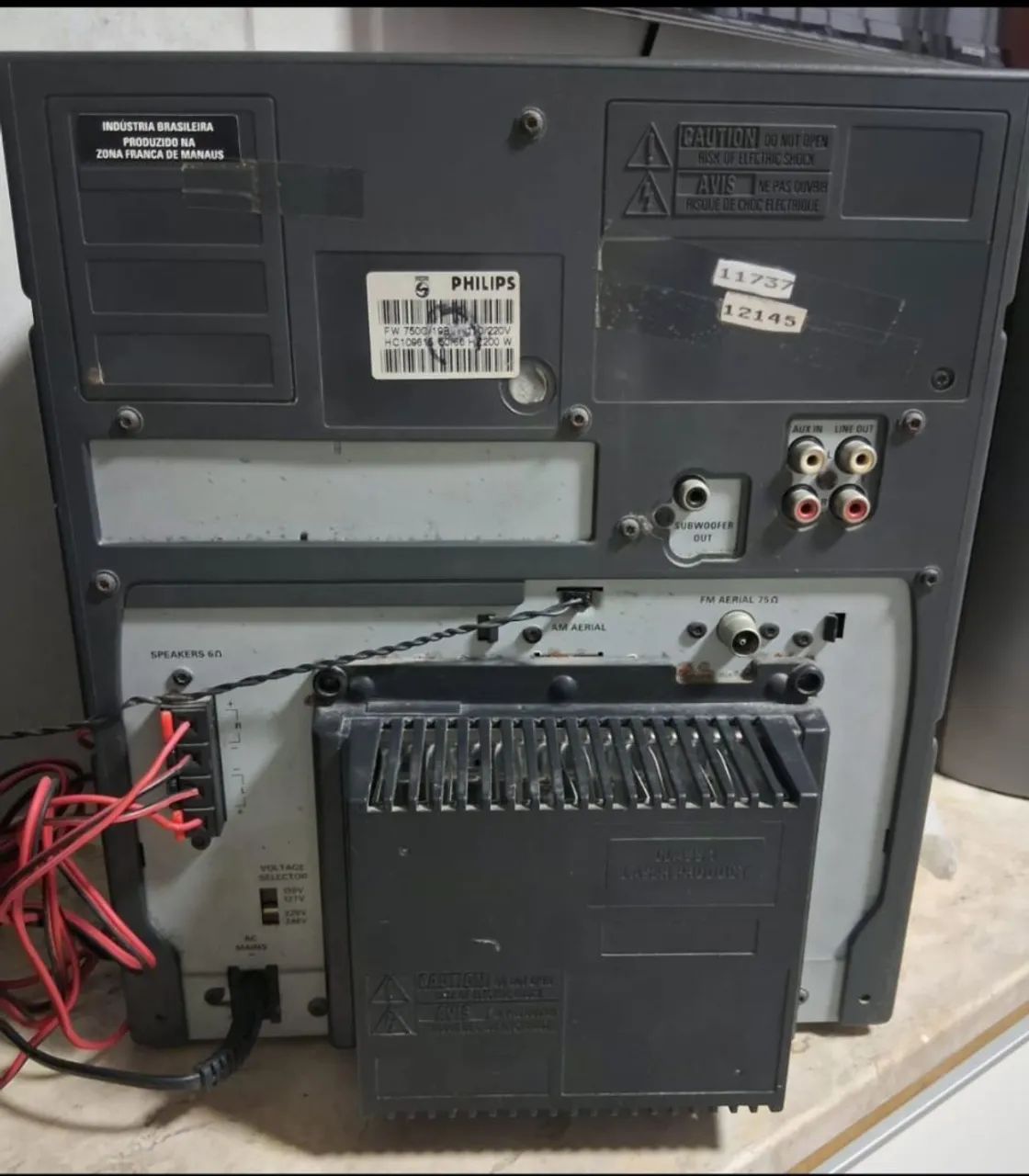 Mini Sustem Philips Fw750 com karaoke  - Foto 3