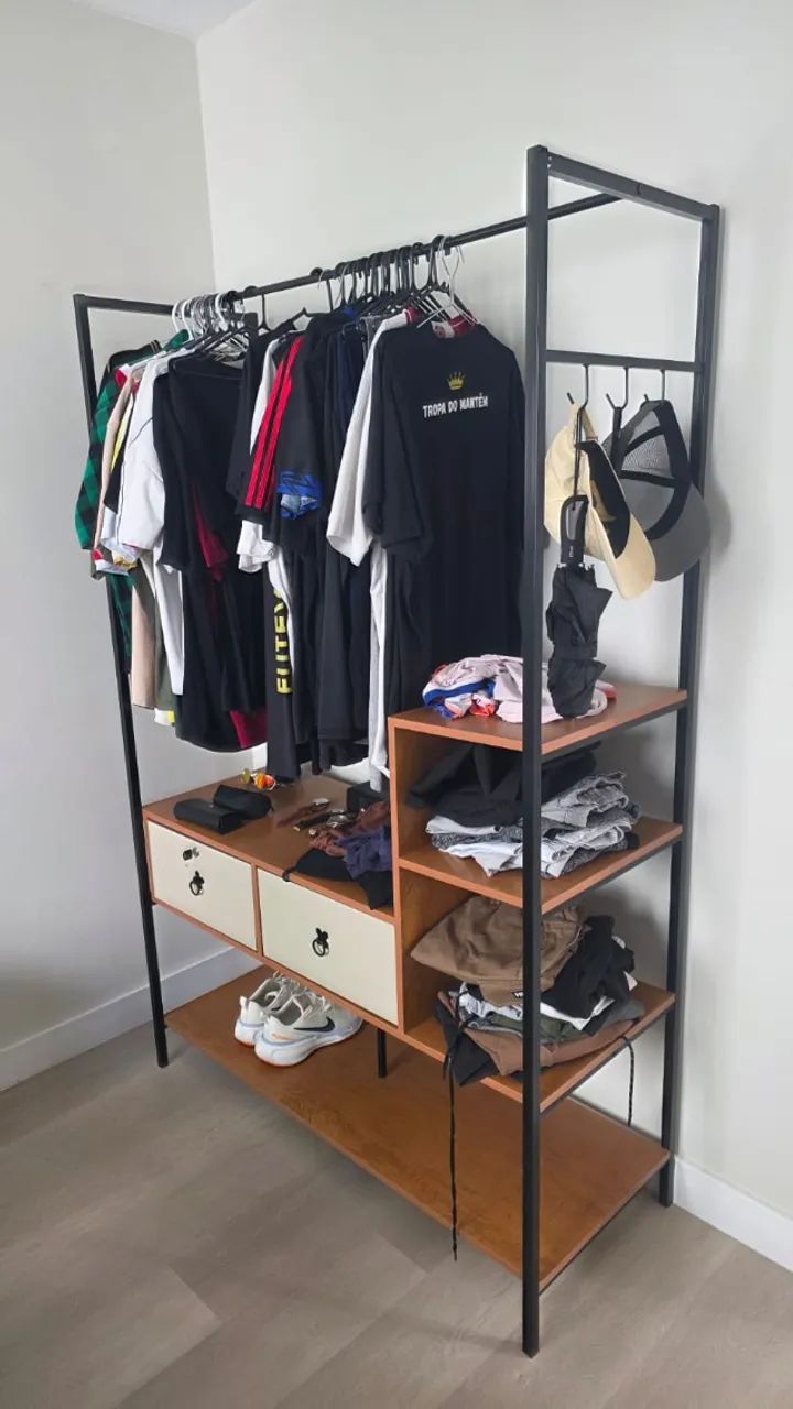 Closet Industrial em Aço e MDF | 2 Gavetas | Excelente Estado - Foto 2