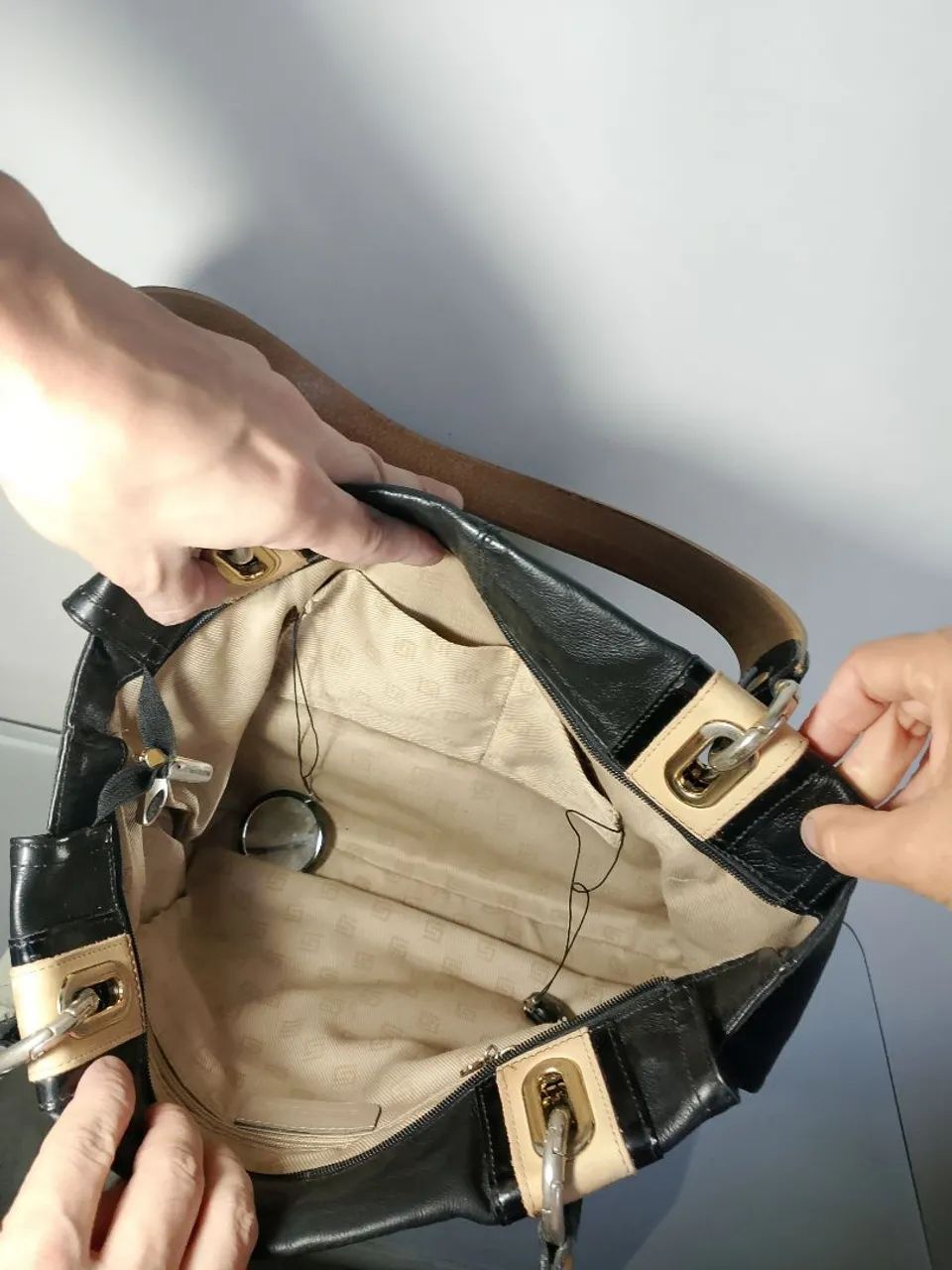 Bolsa de couro legítimo  - Foto 4